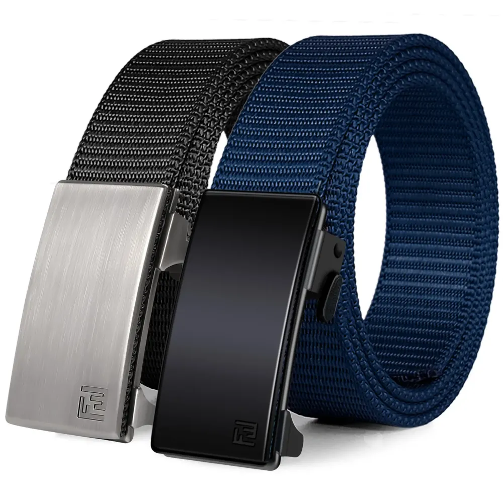 Perfect fit - Men's Ratchet Web Strap Micro-Adjust 1.25