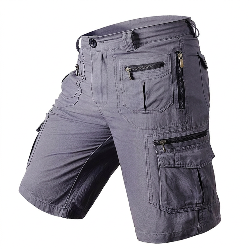 Men Cargo Tactical Pants & EDC Hiking Work Military Army Shorts with 8 Pockets image 7