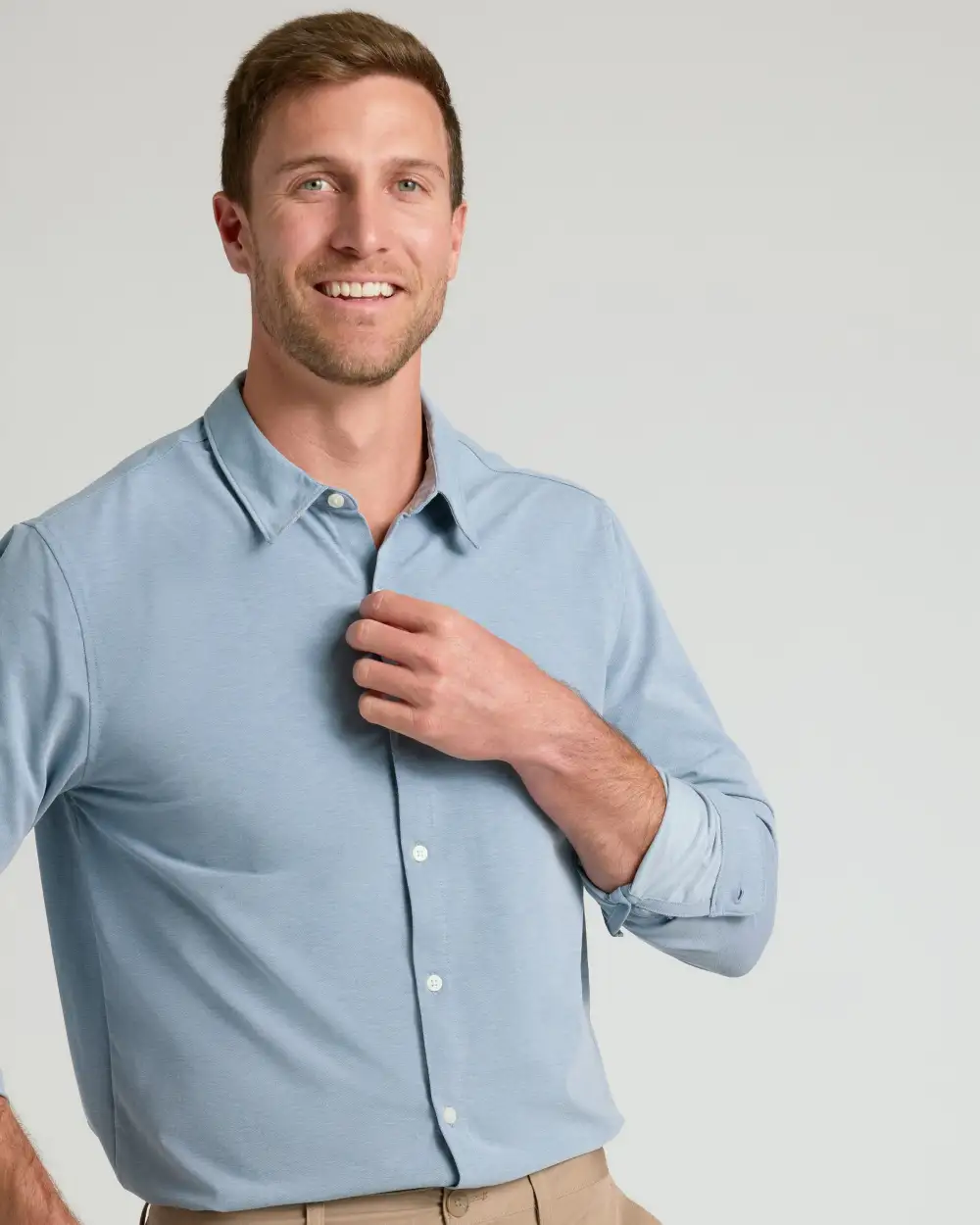 Stretch Oxford Long Sleeve Shirt