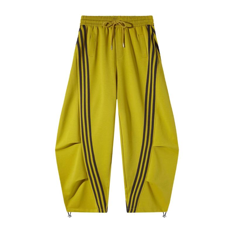Loose Wide Leg Striped Track Pants
