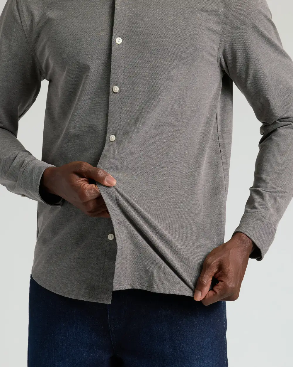 Stretch Oxford Long Sleeve Shirt