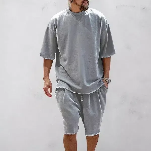 🔥8 SETS ONLY $24! MEN'S CASUAL 2-PIECE SHORT SET