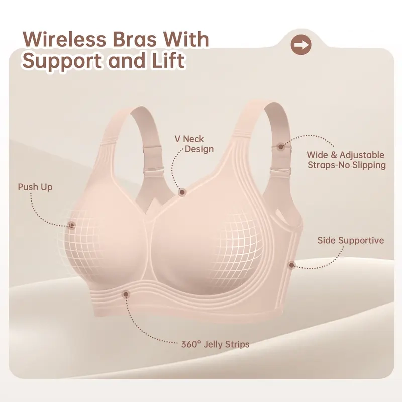 Women'S Comfortable Wire-Free Bra