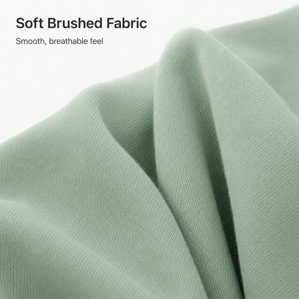 Soft brushed fabric texture detail