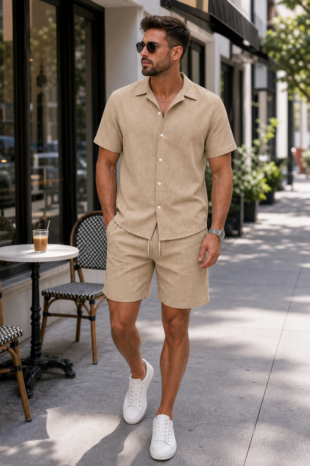 Khaki model lifestyle image