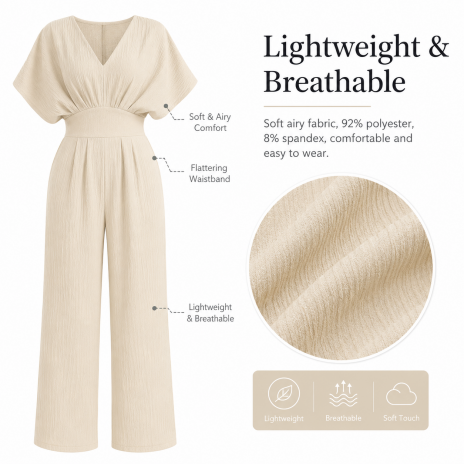 V-neck and upper-body detail