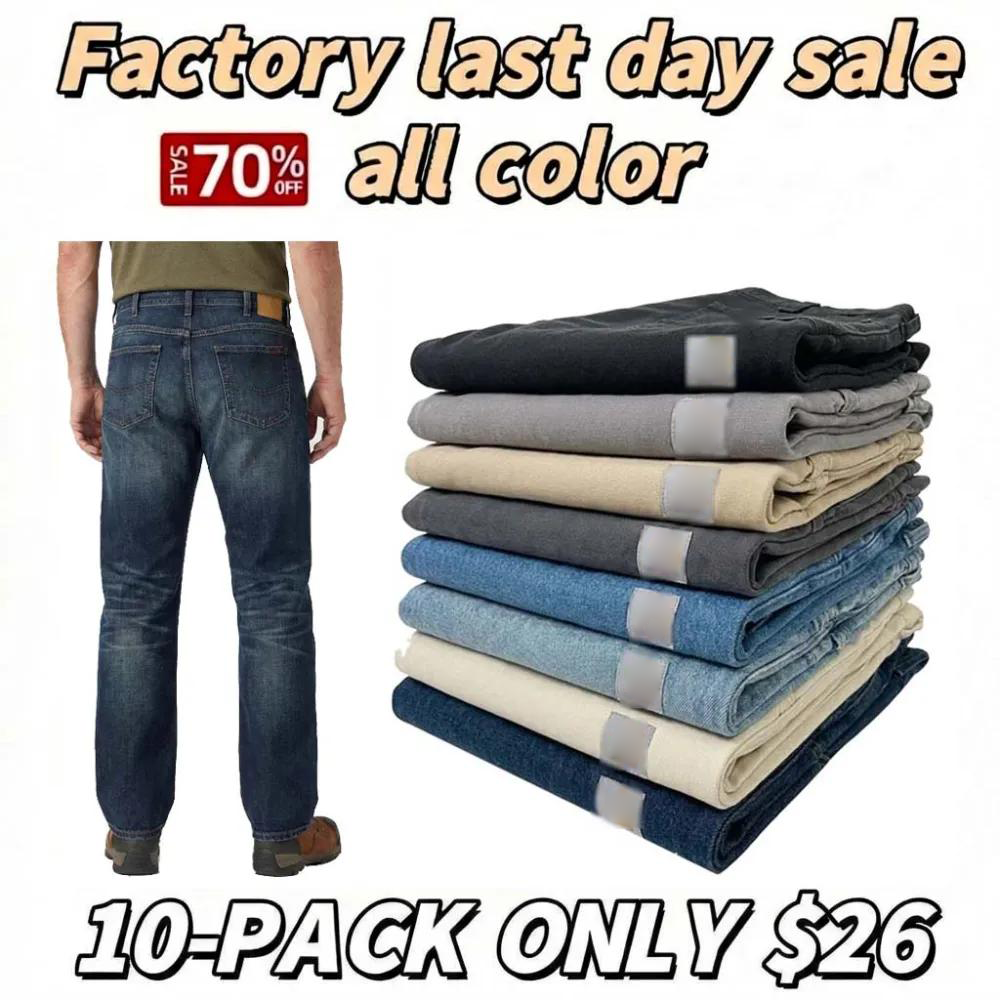 Last Day Promotion🔥🔥 Men's Flex Jeanswith 7 Pockets