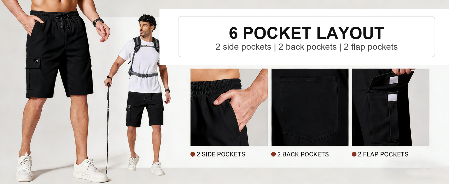 Six pocket layout detail