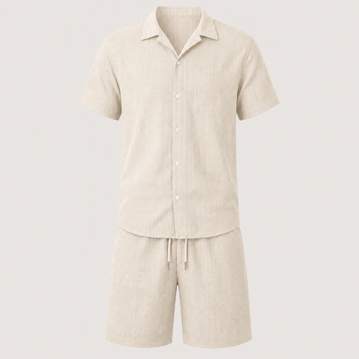 Beige 2XL two-piece set