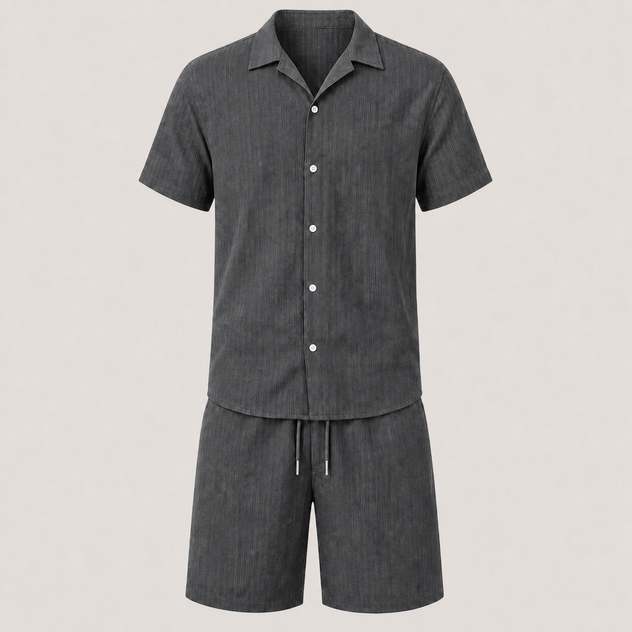 Dark Gray 5XL two-piece set