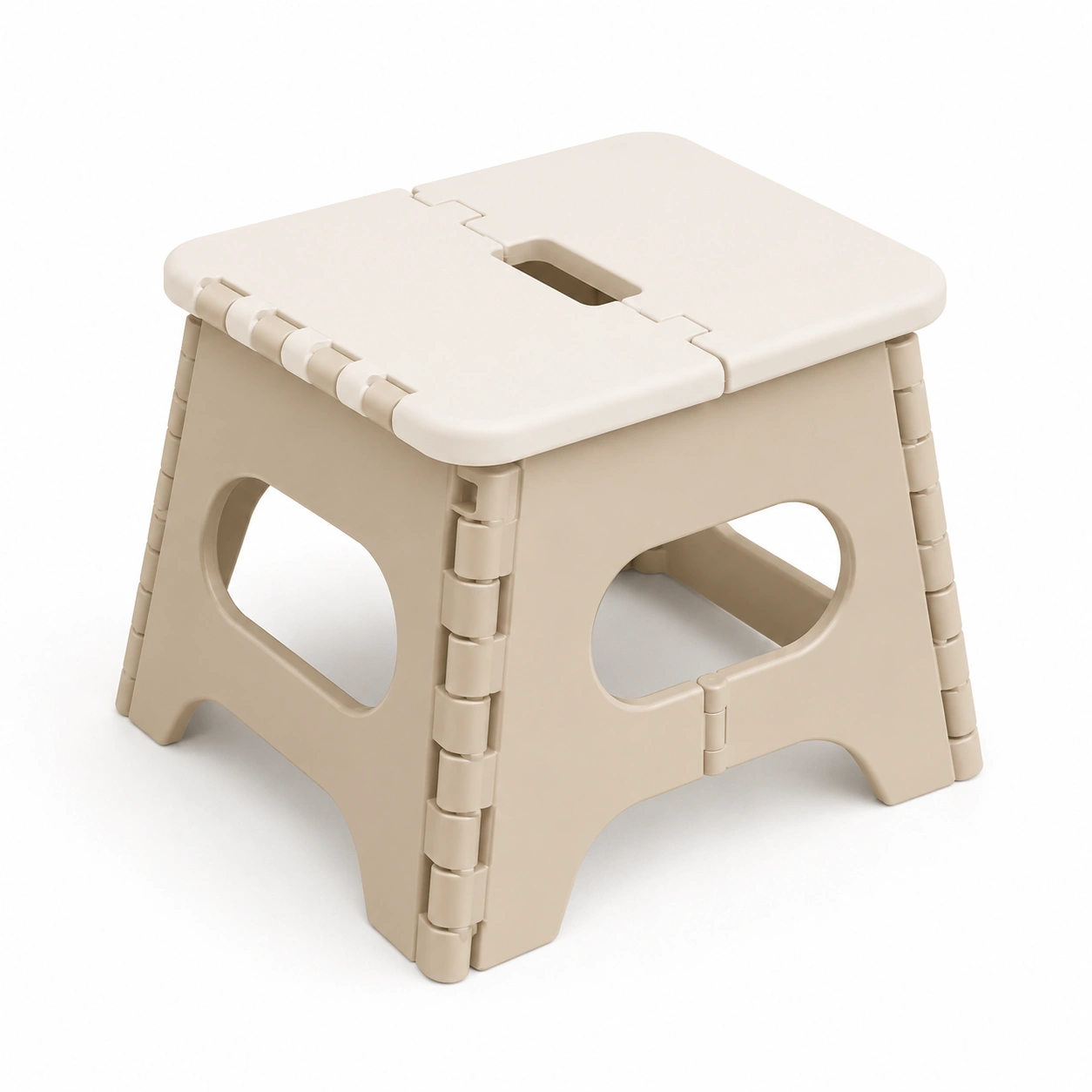 Banco plegable de plástico con asa