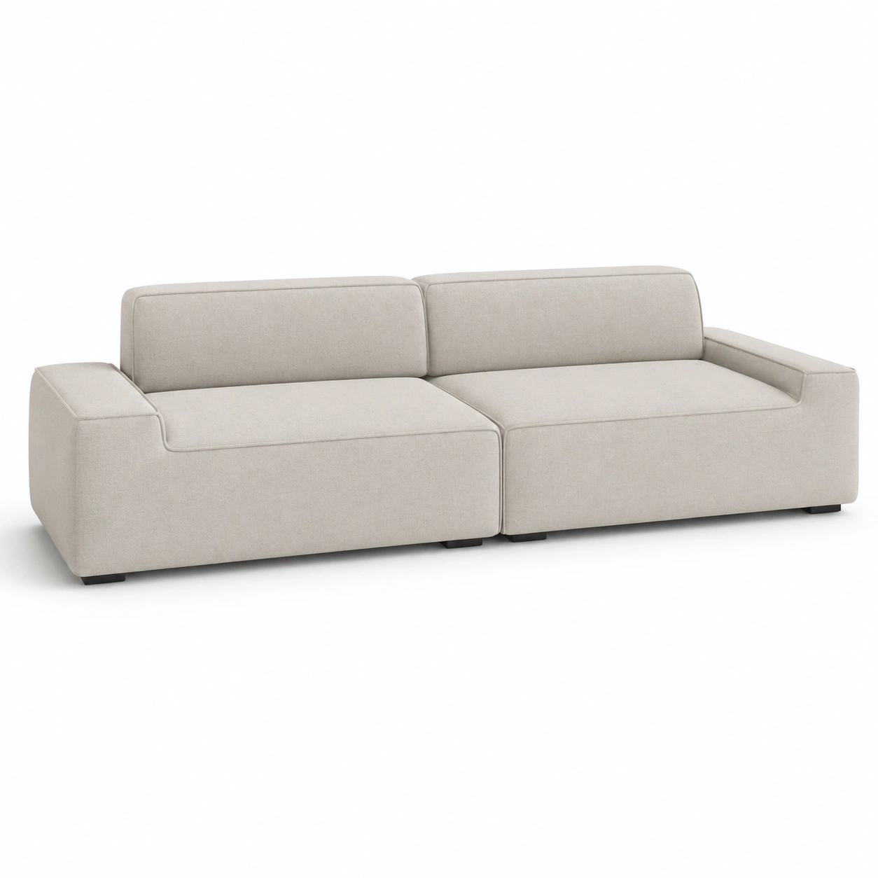 conjunto de sofa moderno blanco hueso