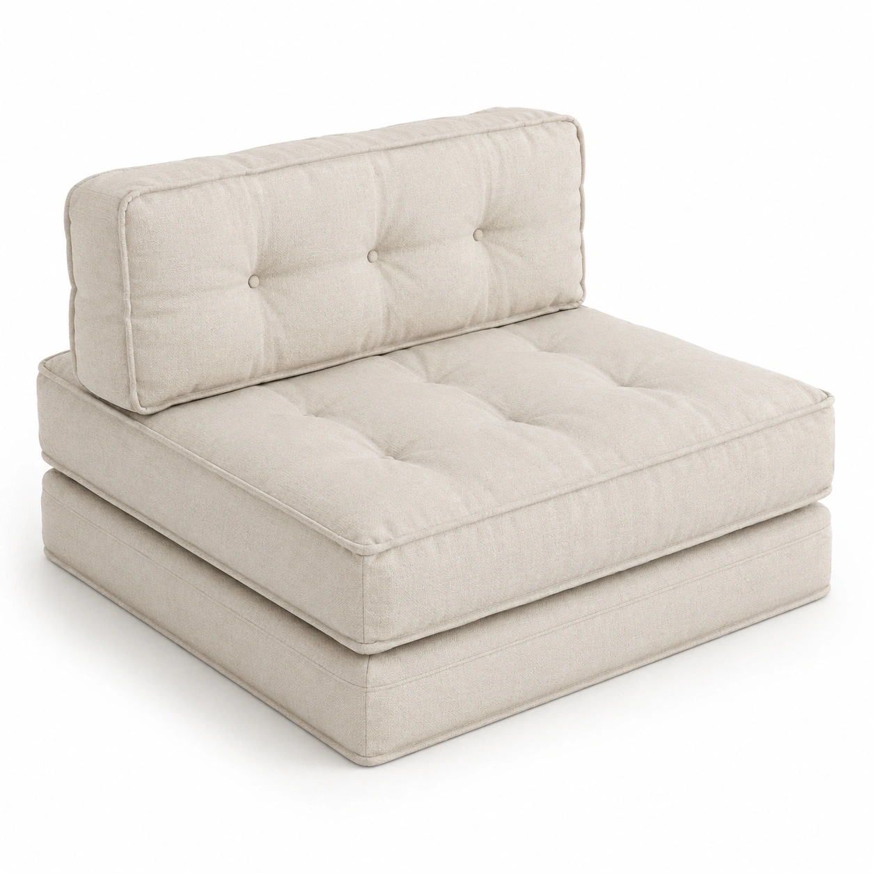 Sillon modular sin brazos color beige