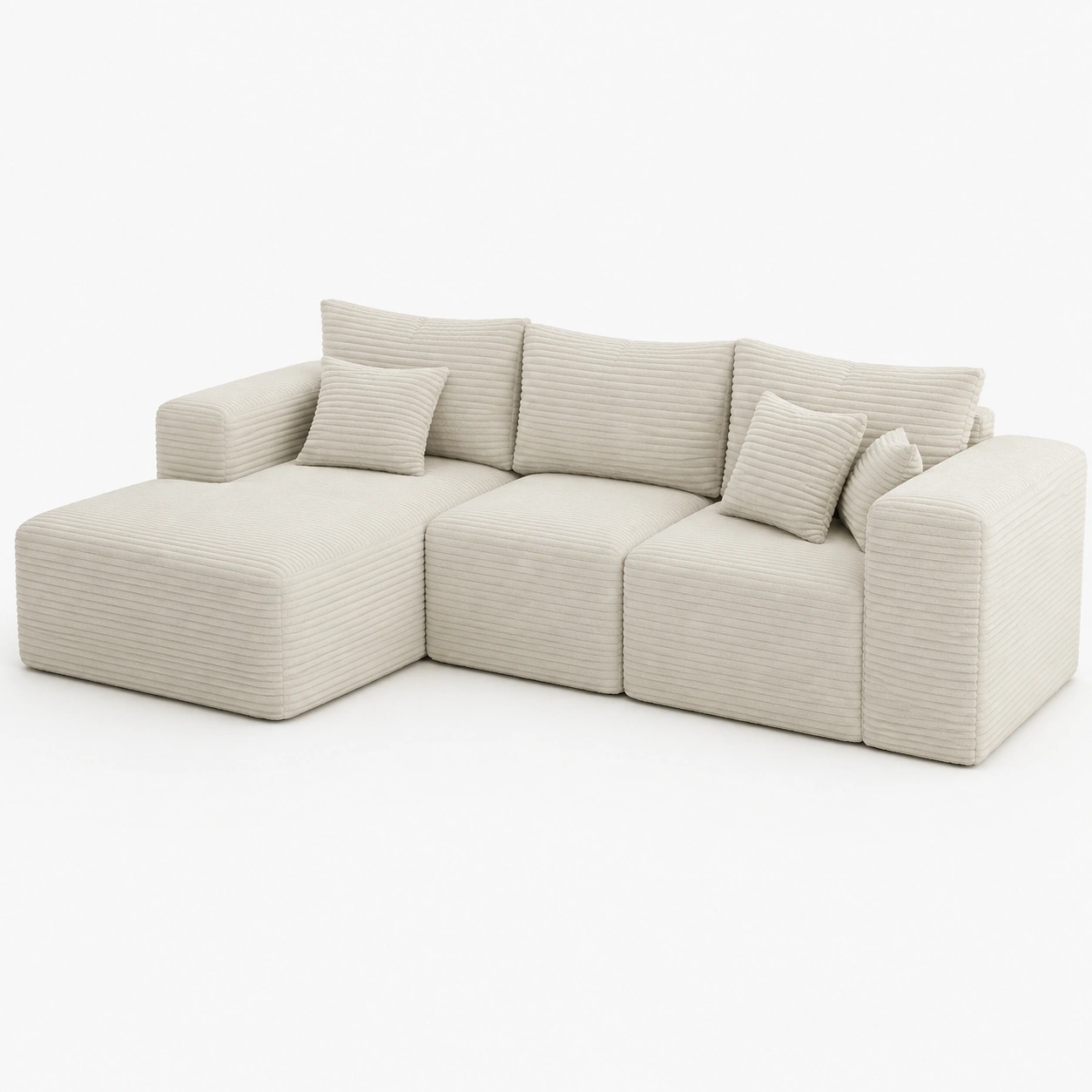 Sofa esquinero de pana