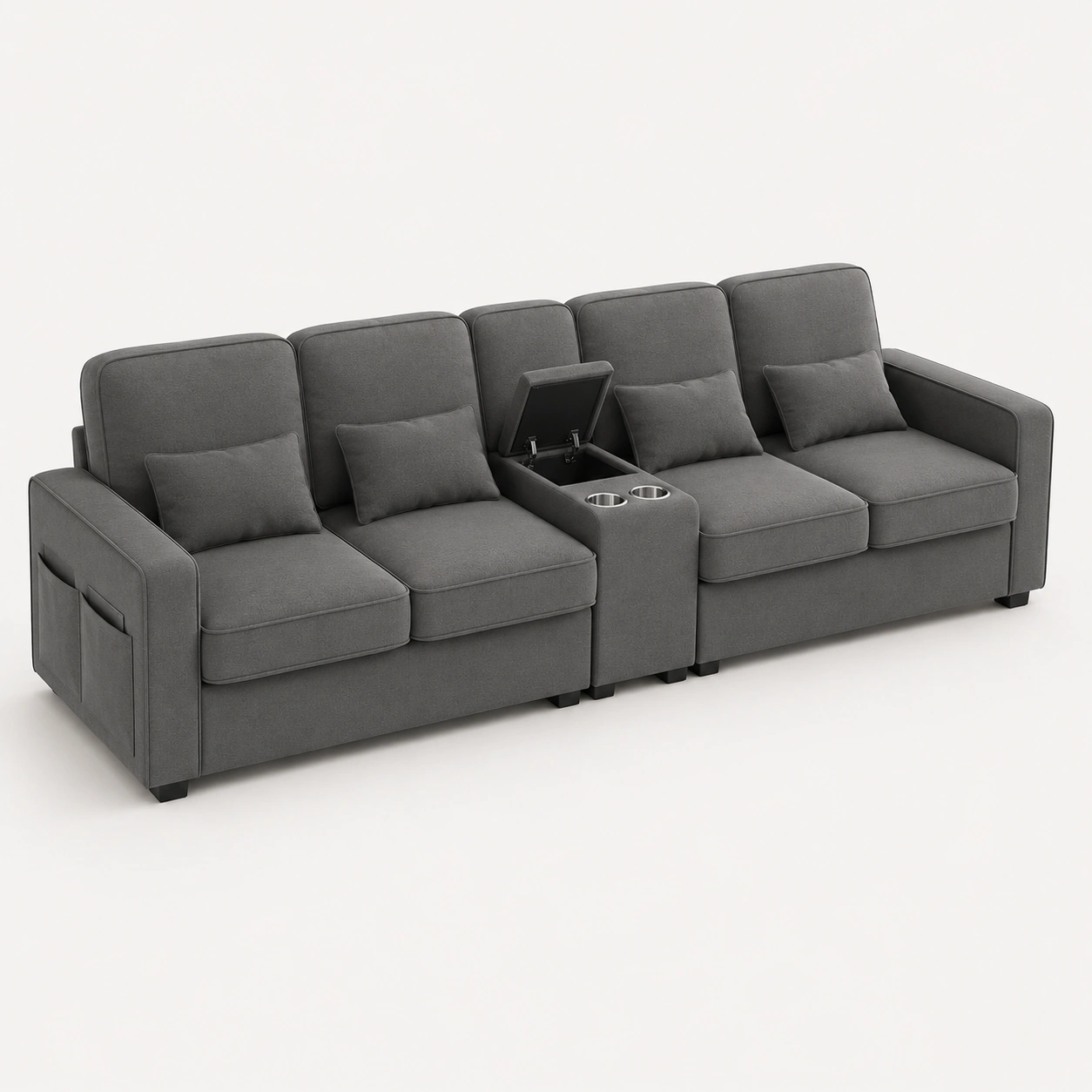 Sofa de cine color gris