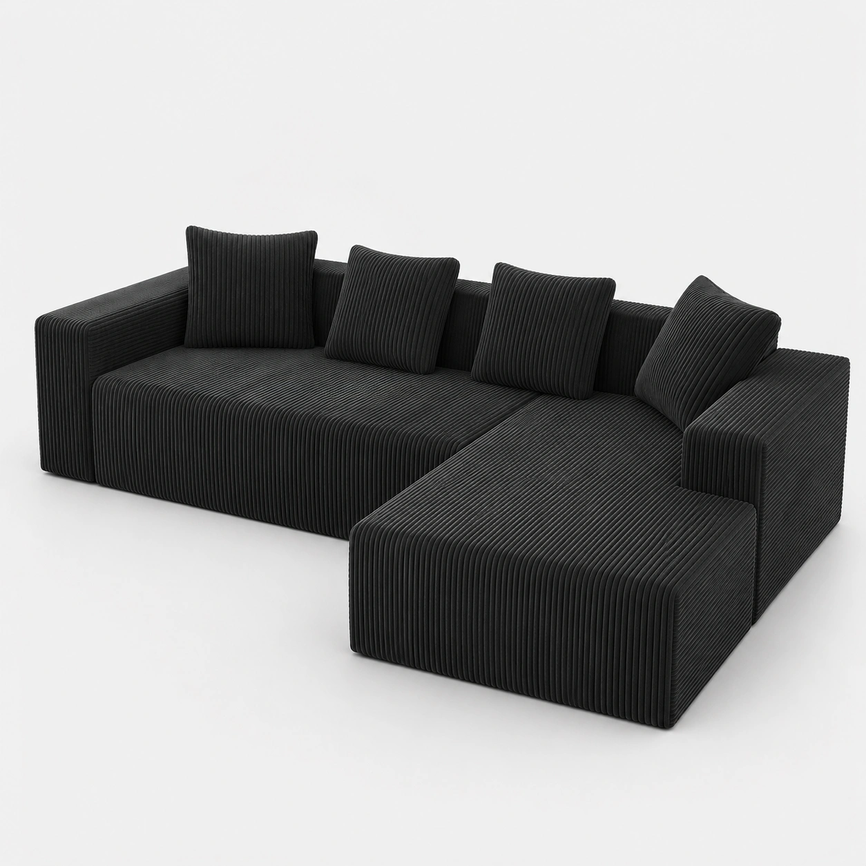 Sofa modular color negro