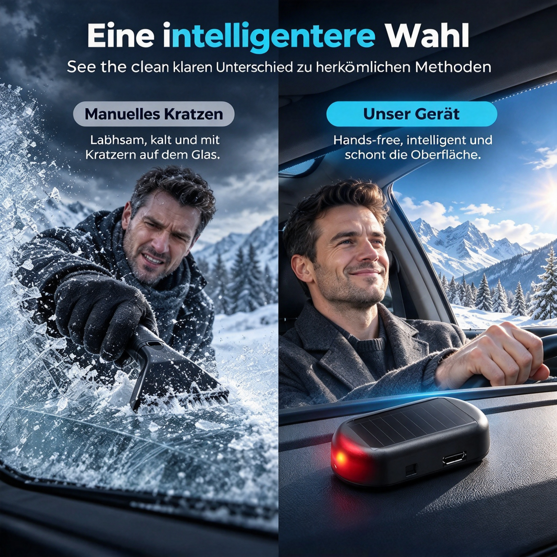 Elektromagnetisches Gerät zur molekularen Interferenz für Fahrzeuge – zur Enteisung und Schneebeseitigung