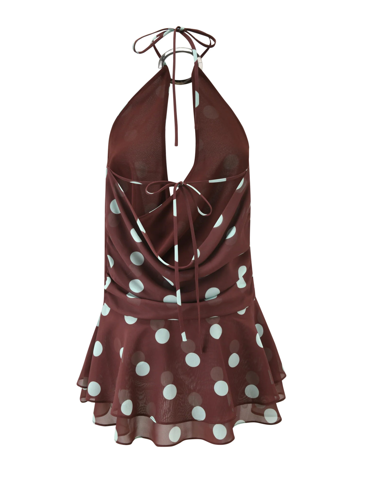 INDIGO MINI DRESS 2.0 - BURGUNDY ROMANTICA