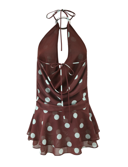 INDIGO MINI DRESS 2.0 - BURGUNDY ROMANTICA