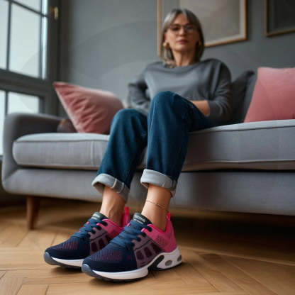 Orthopädische Damen-Sportschuhe aus Mesh – Farbverlauf & Air Cushion Sohle