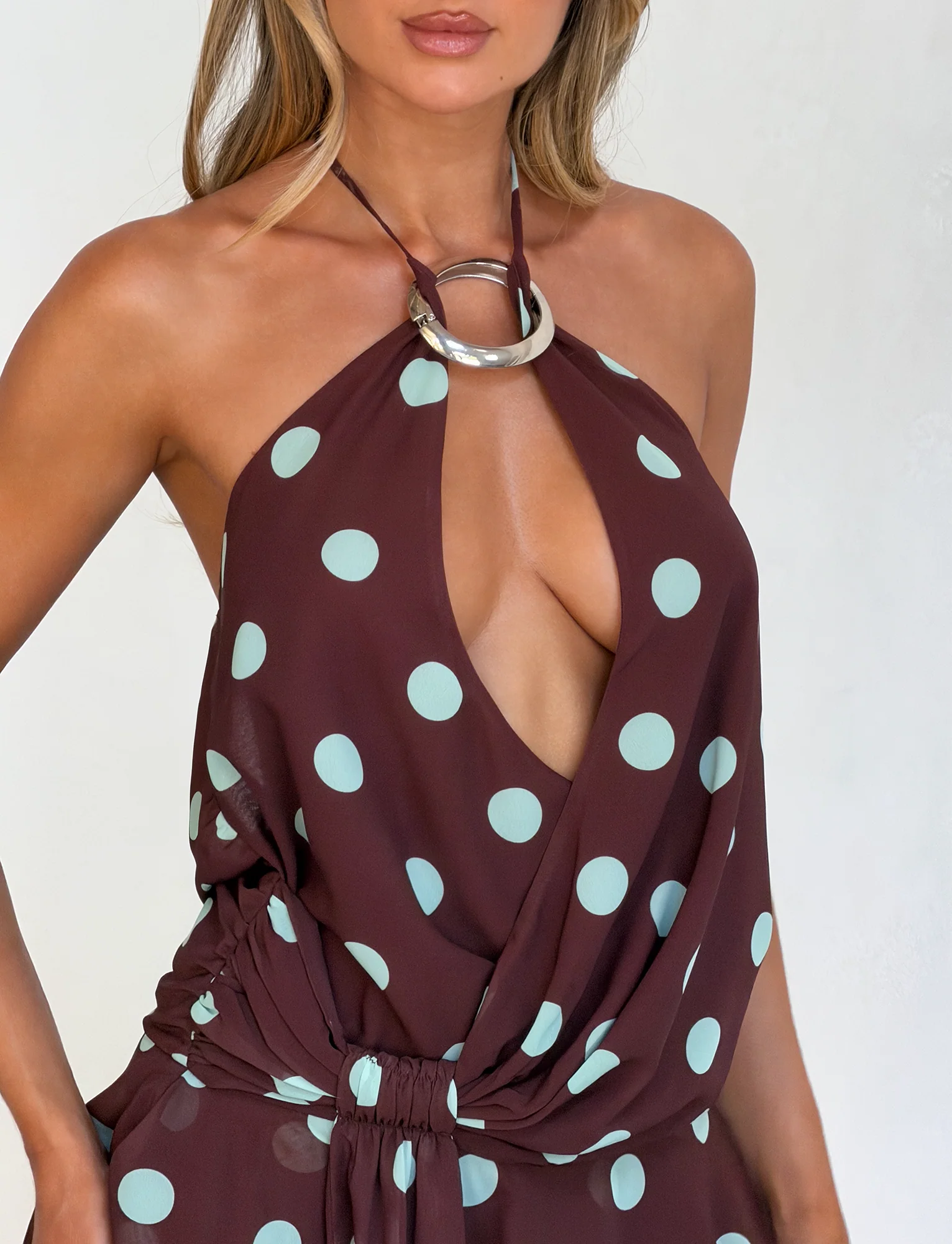 INDIGO MINI DRESS 2.0 - BURGUNDY ROMANTICA