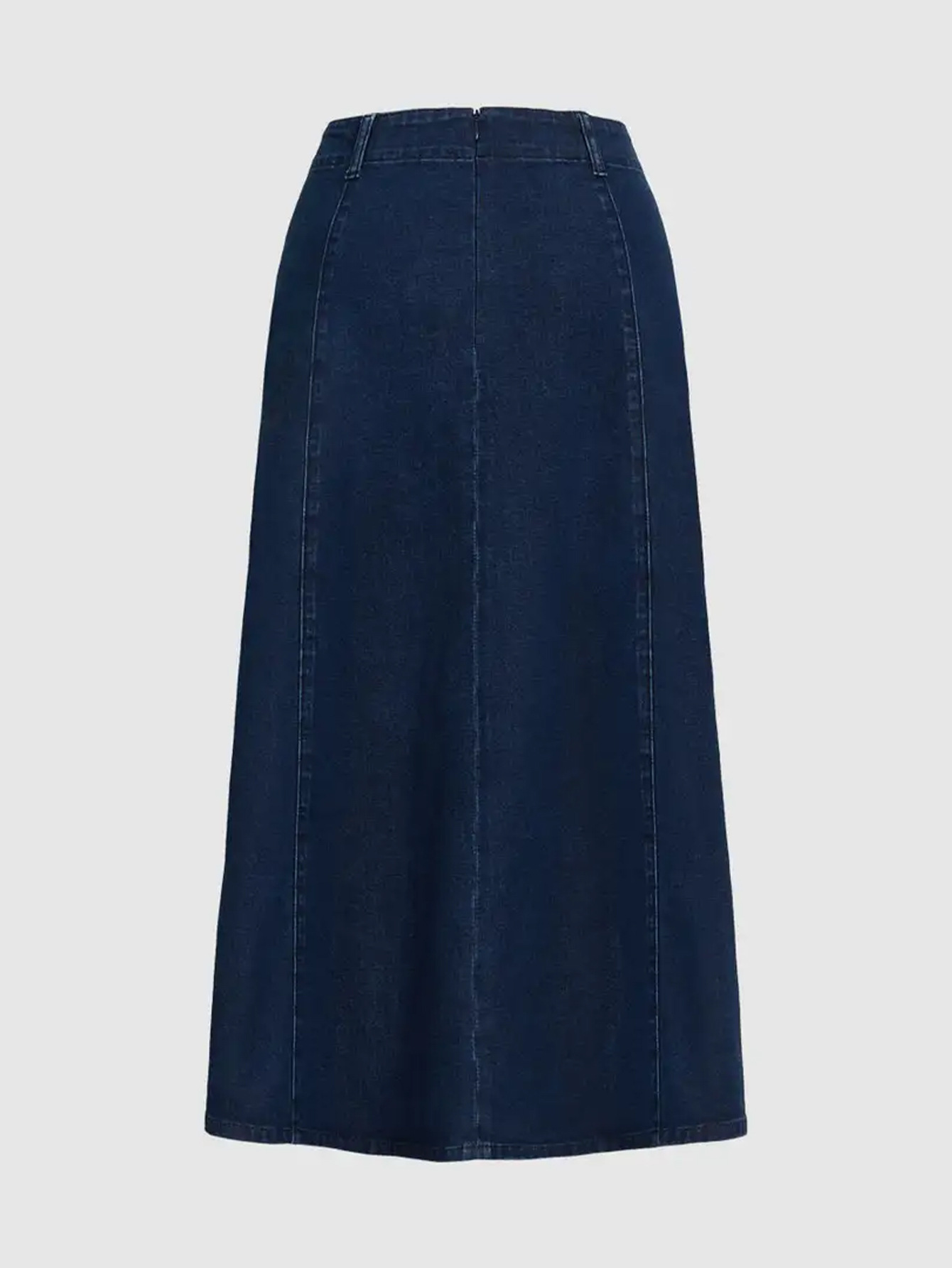 Casual A-line Light Washed Denim Skirt