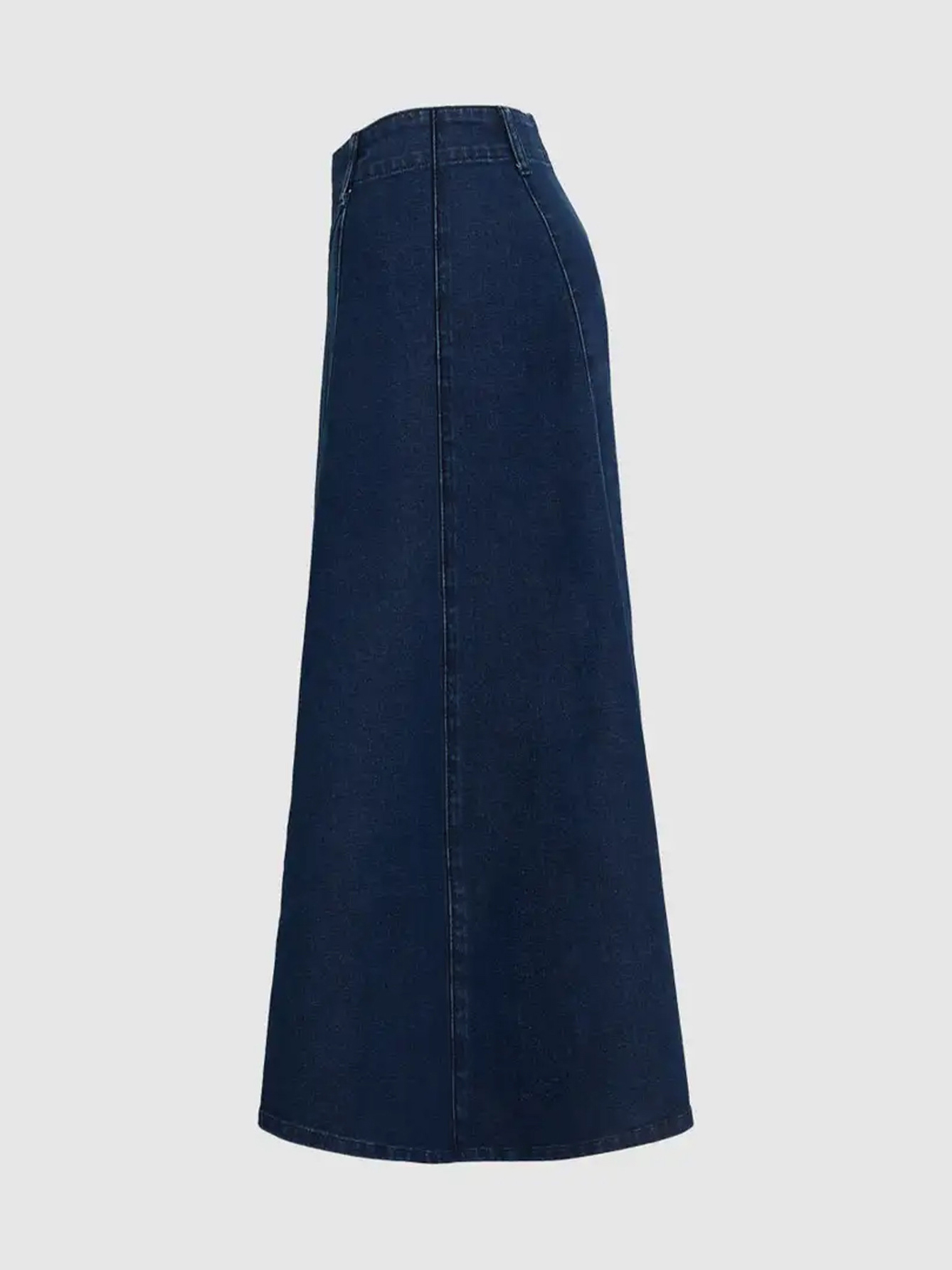 Casual A-line Light Washed Denim Skirt
