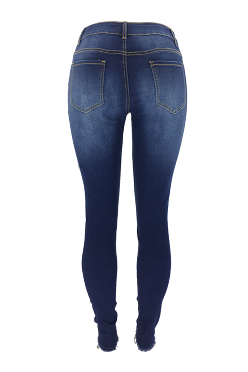 Women’s Low-Rise Ripped Stretch Jeans