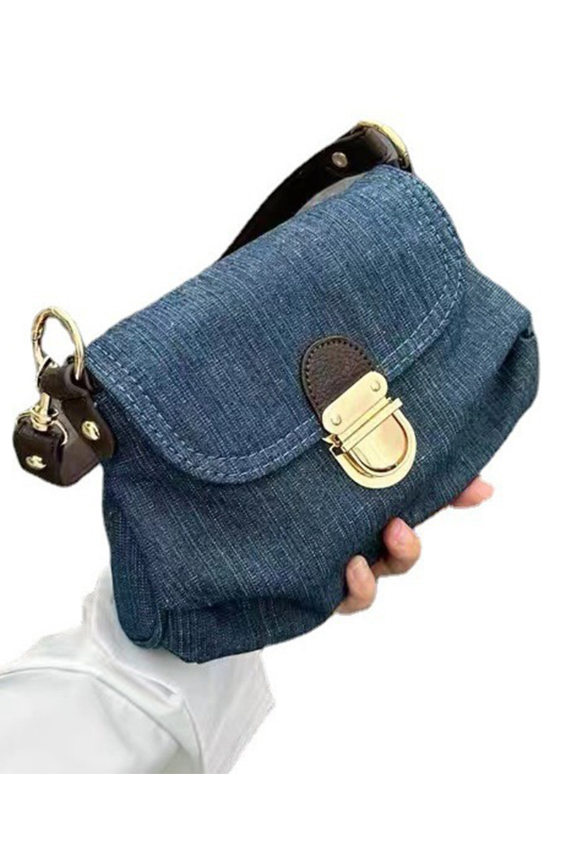 Women's Retro Colorblock Adjustable Shoulder Bag