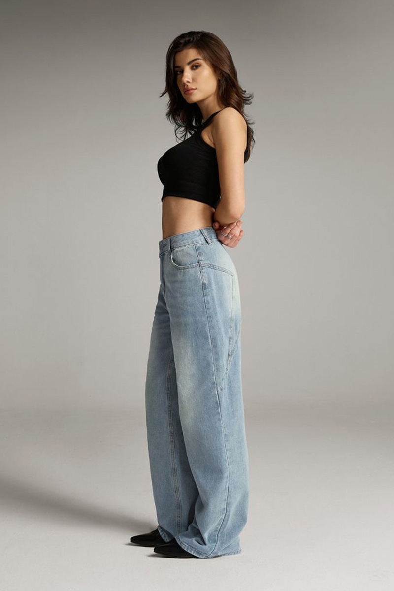 Vintage Low Rise Loose Jeans For Women