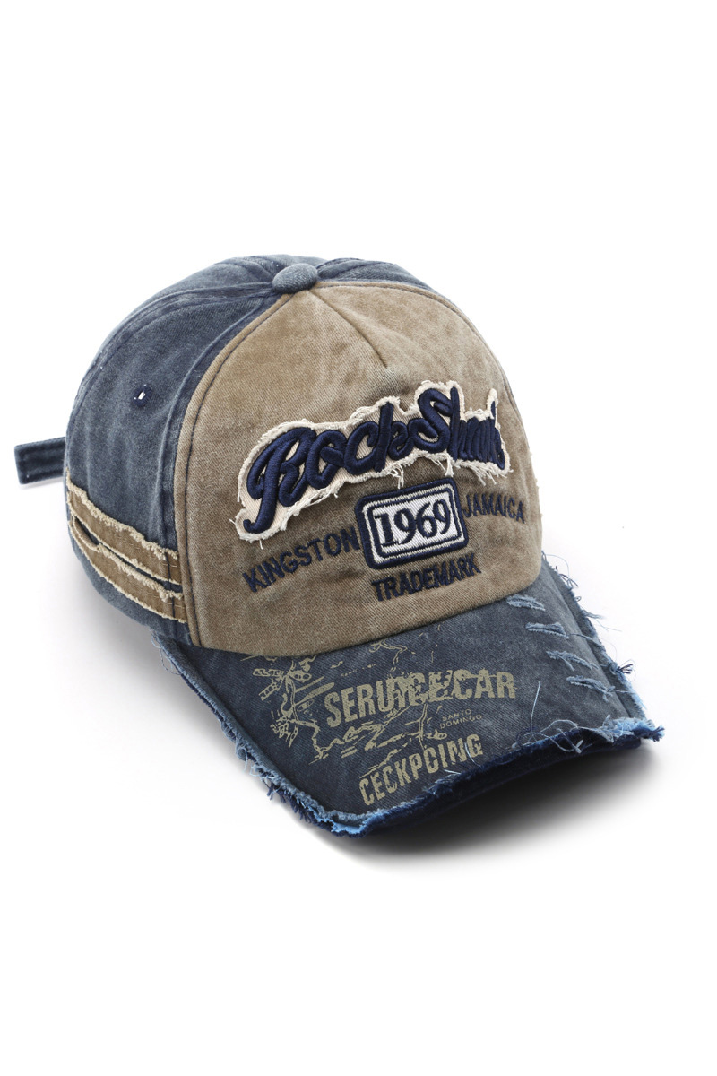 Women's Street Style Distressed Baseball Cap