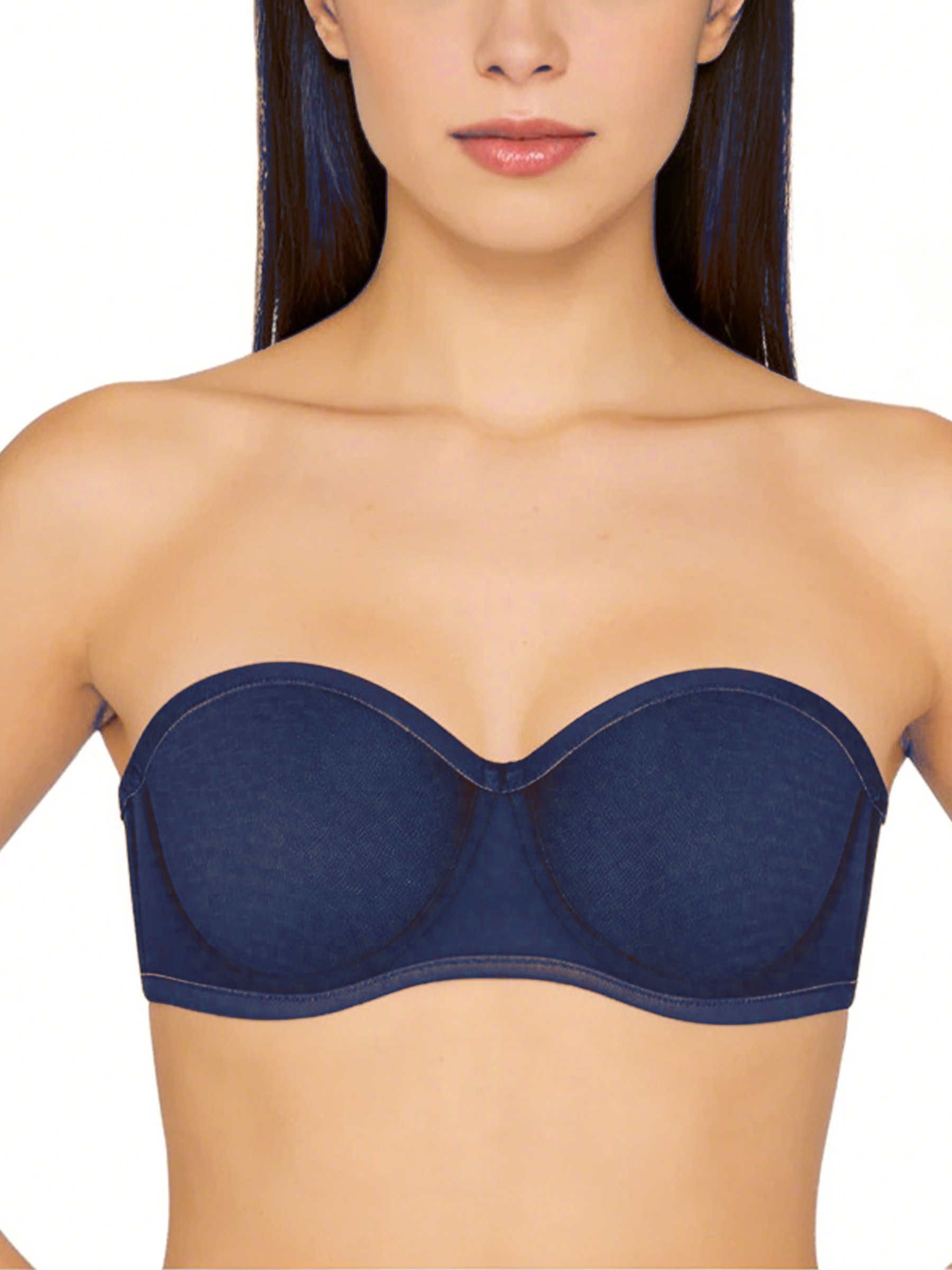 Convertible Strapless Minimizer Bandeau Bra