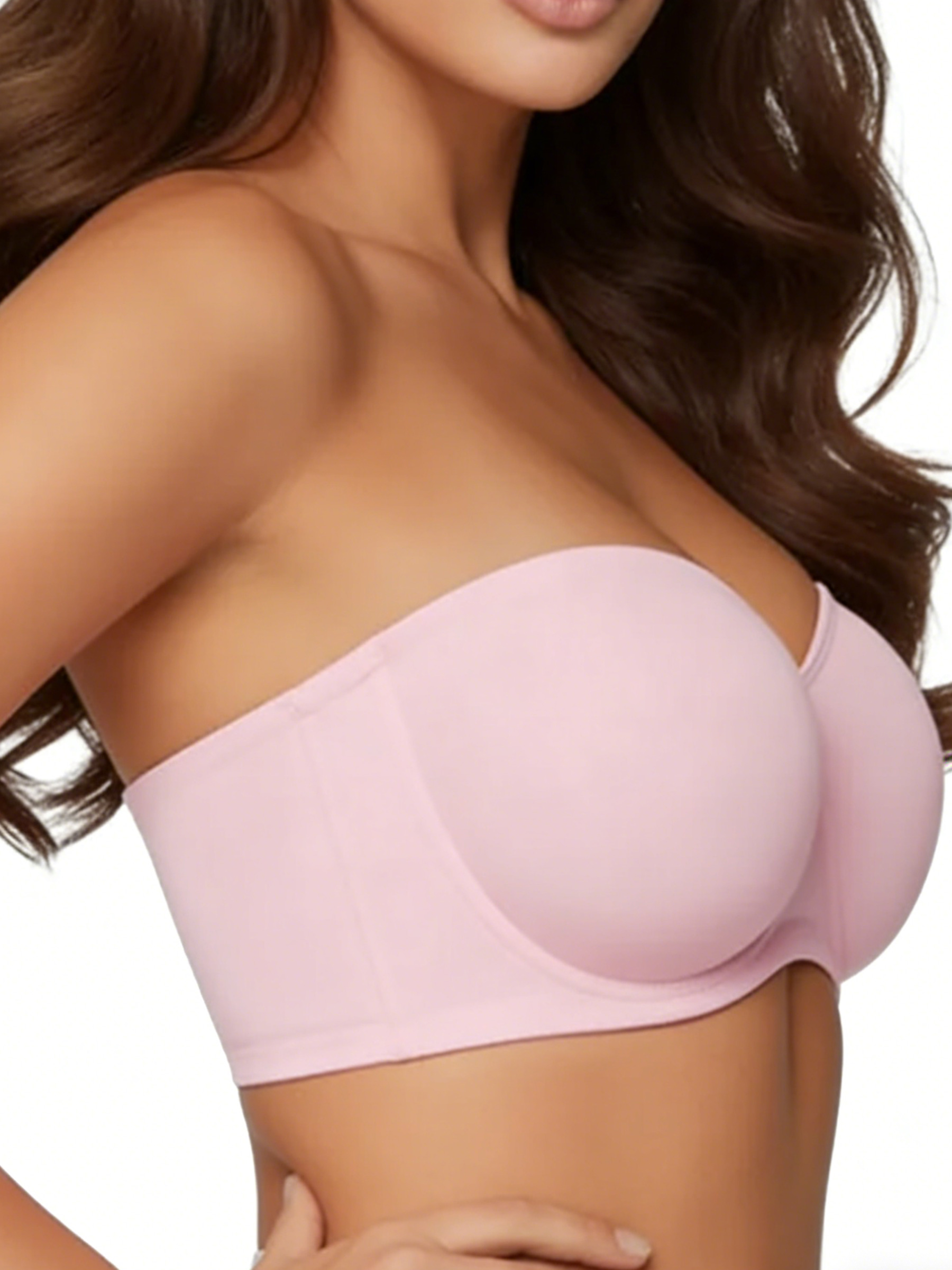 Convertible Strapless Minimizer Bandeau Bra