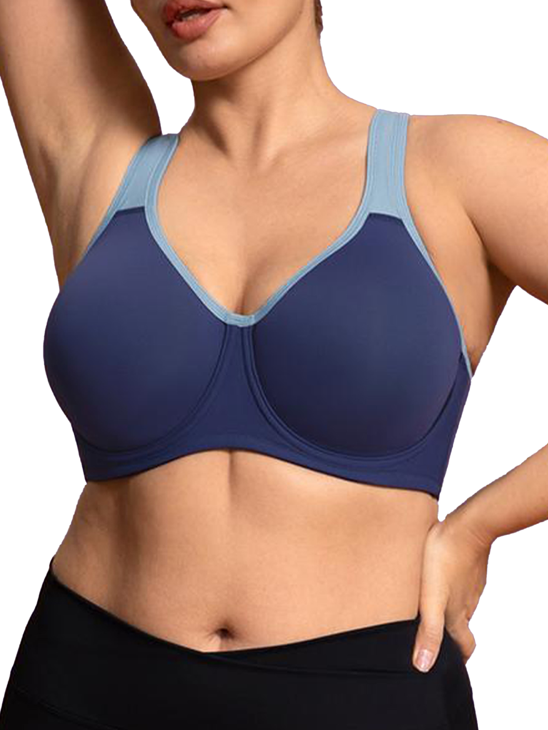 External Underwire Breathable Sports Bra