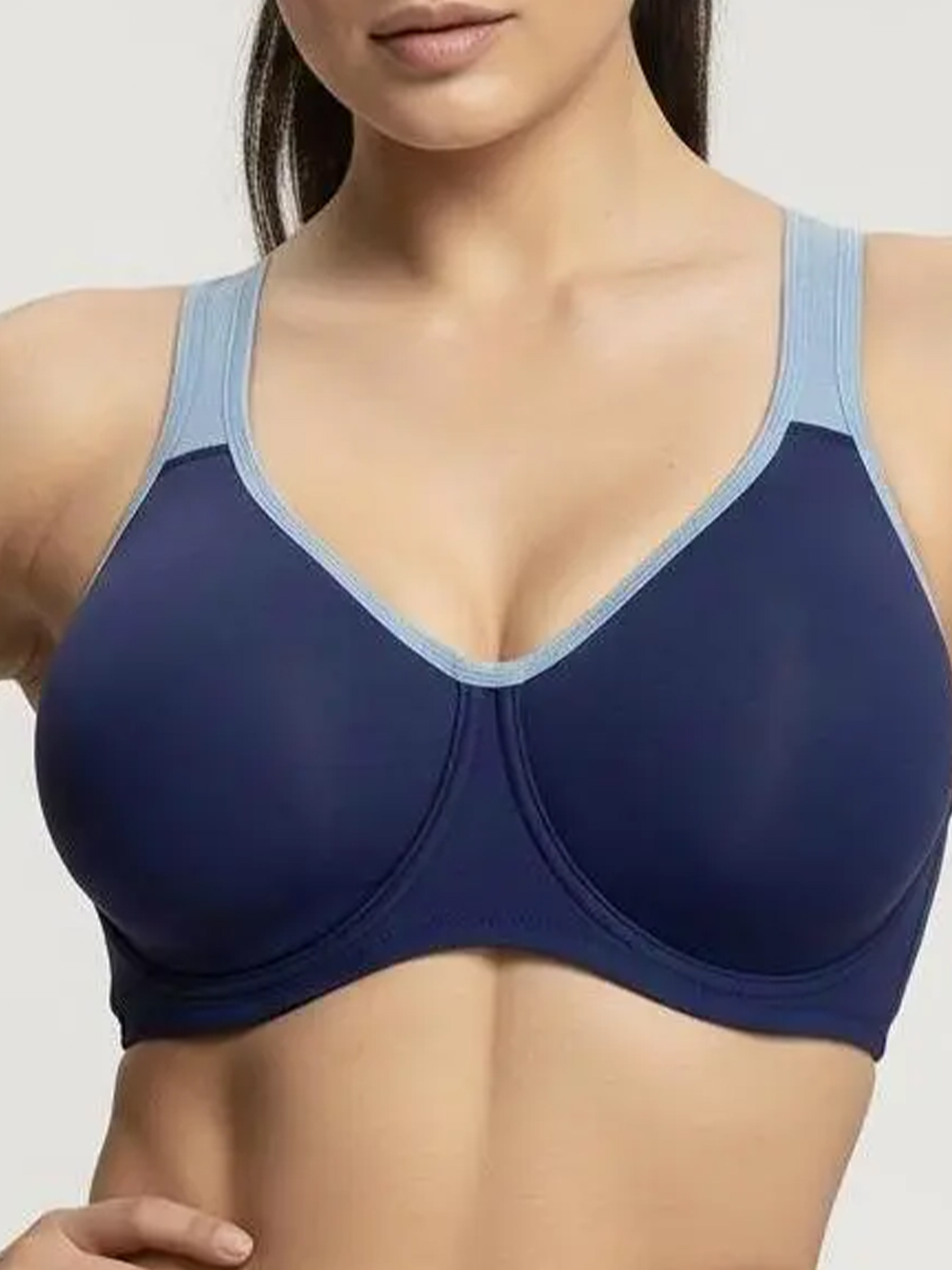 External Underwire Breathable Sports Bra