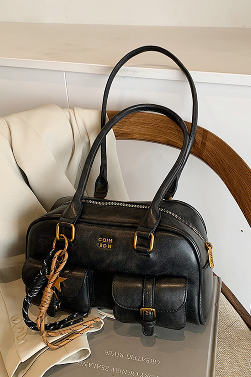 Women's Vintage Large-Capacity Bowling Tote Bag