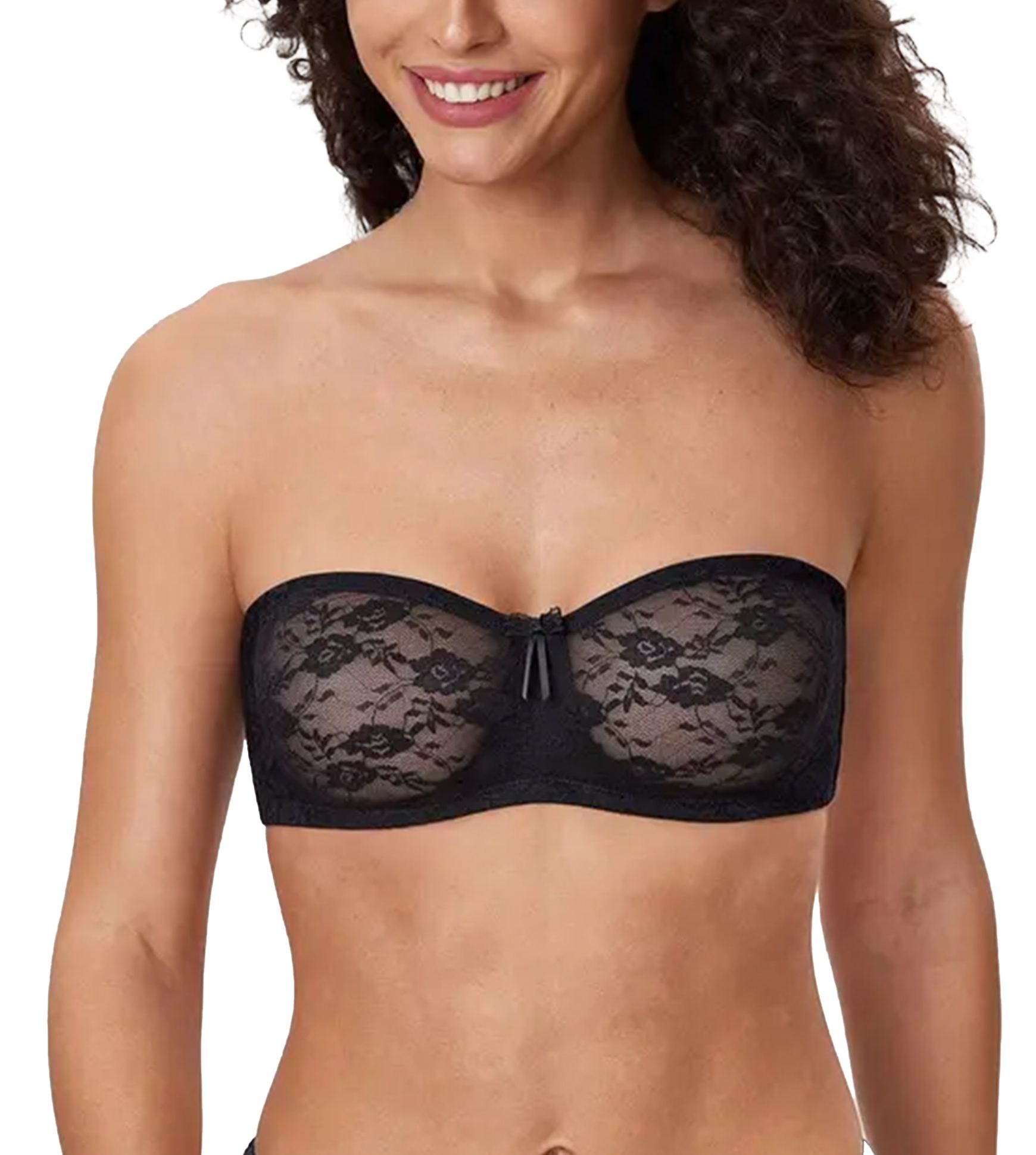 Lace Strapless Underwire Bra with Convertible Straps