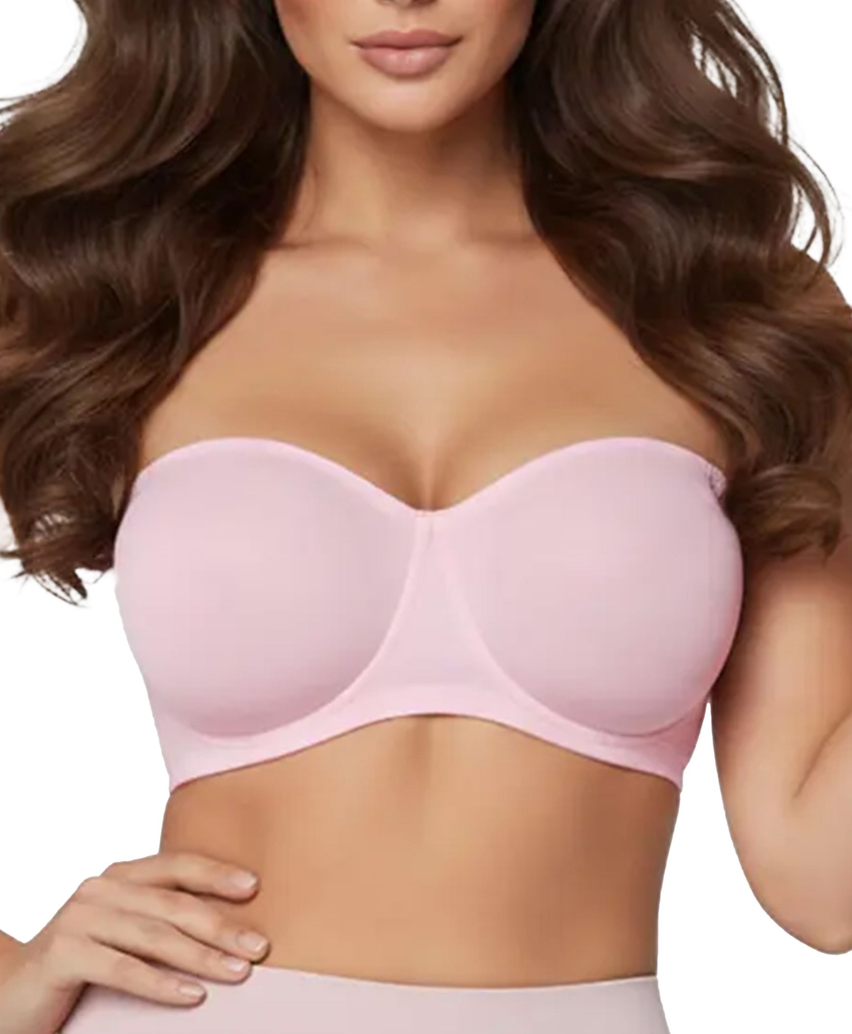 Convertible Strapless Minimizer Bandeau Bra