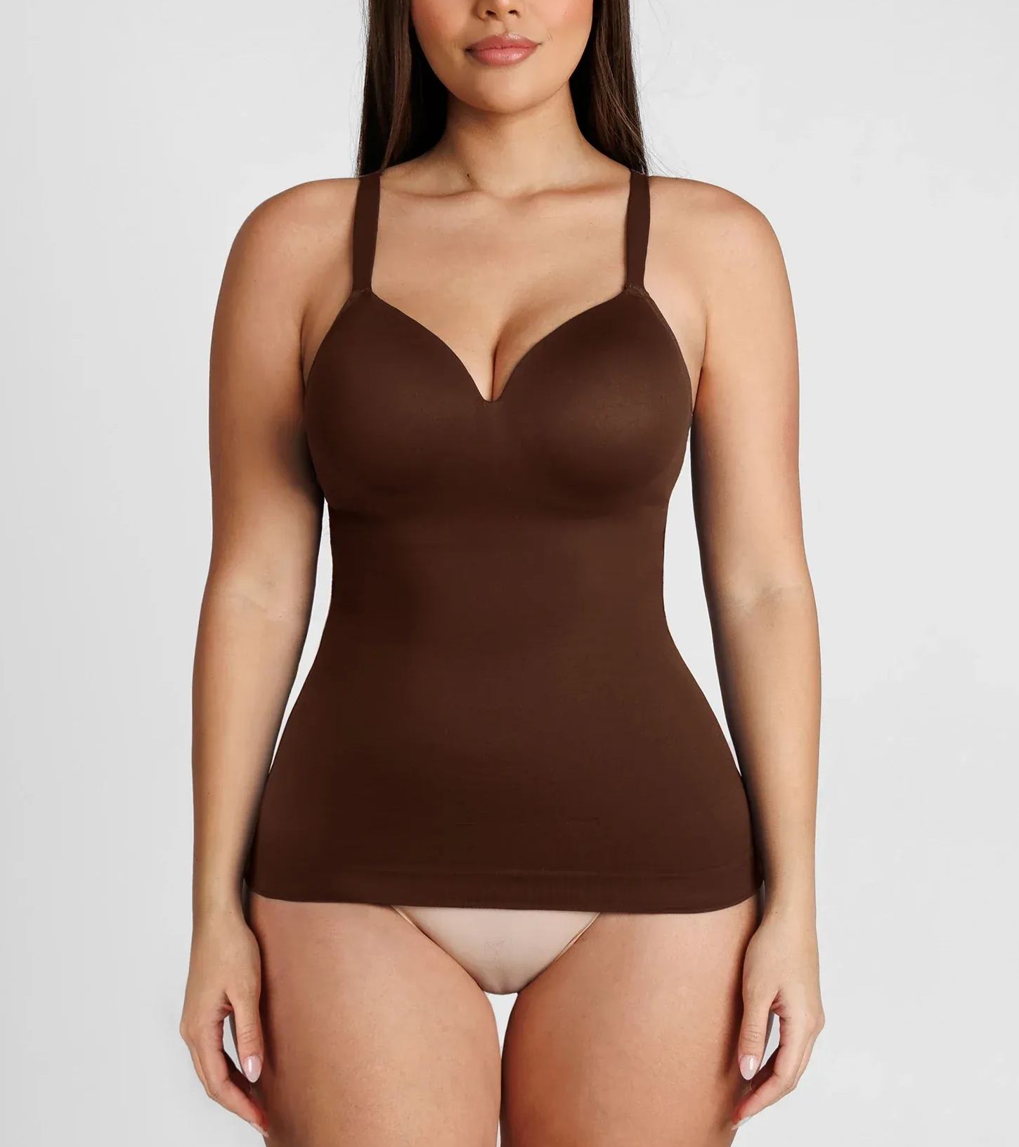 Seamless Built-In Bra Cami Top