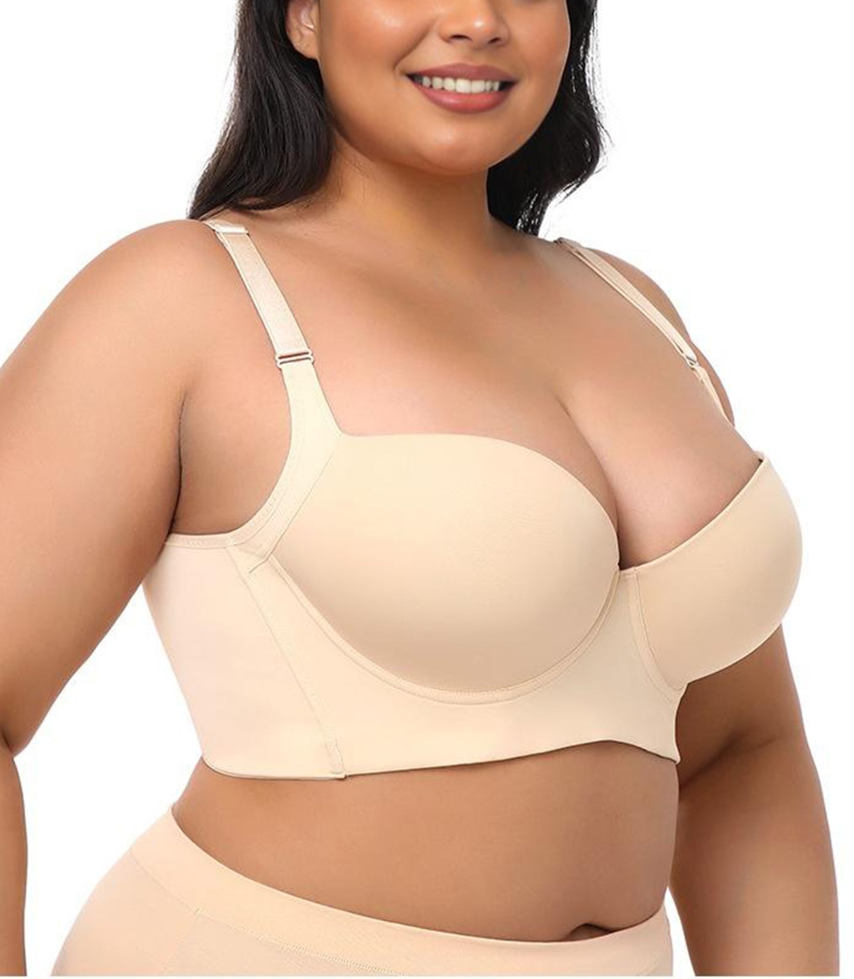 Wireless Unlined Seamless Comfort Bralette T-Shirt Bra