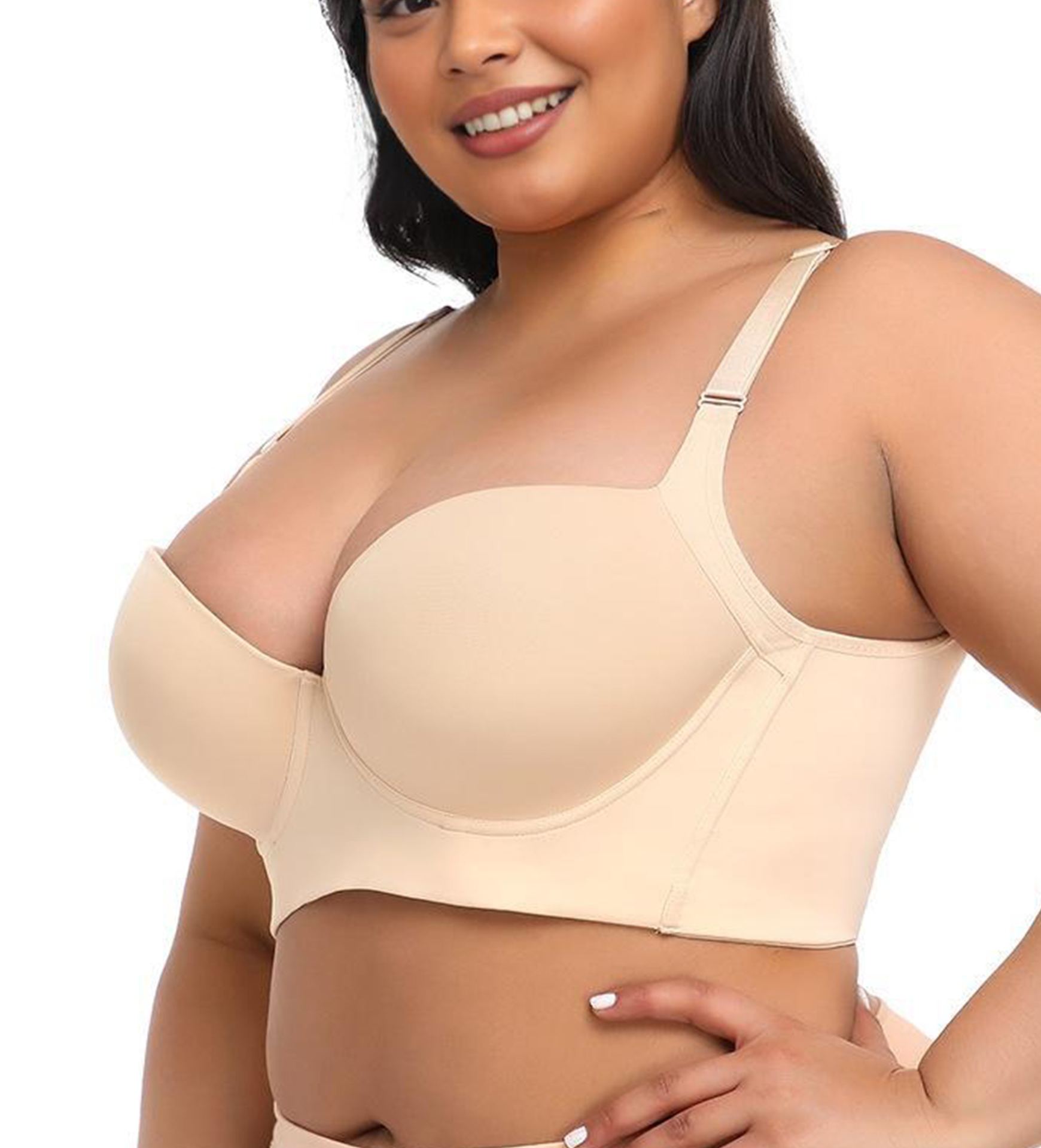 Wireless Unlined Seamless Comfort Bralette T-Shirt Bra