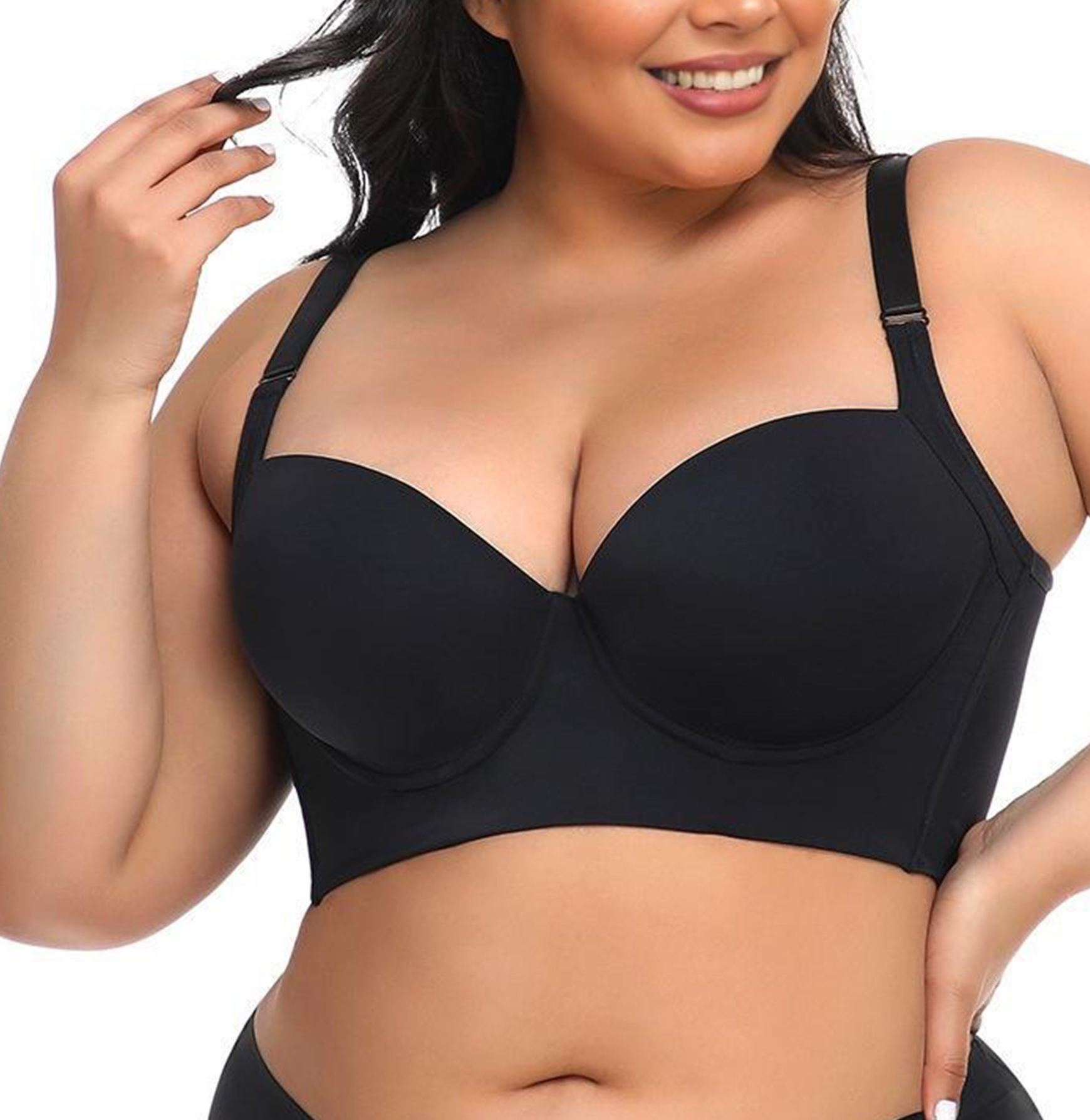 Wireless Unlined Seamless Comfort Bralette T-Shirt Bra