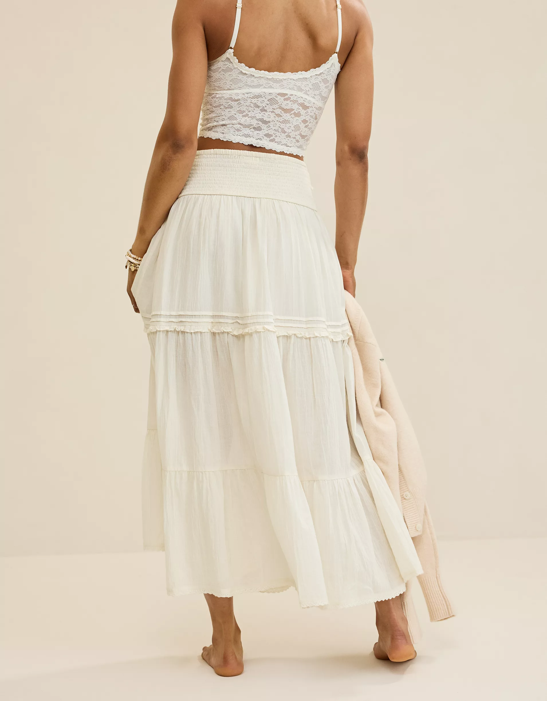 Boho Button Maxi Skirt(Buy 2 Free Shipping)