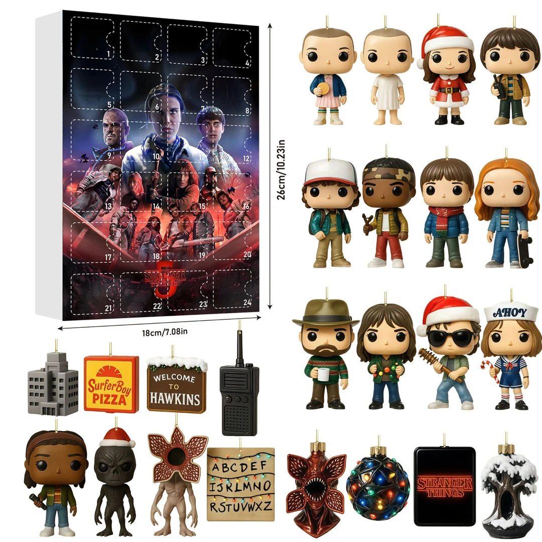 Stranger Things Christmas Countdown Calendar Blind Box