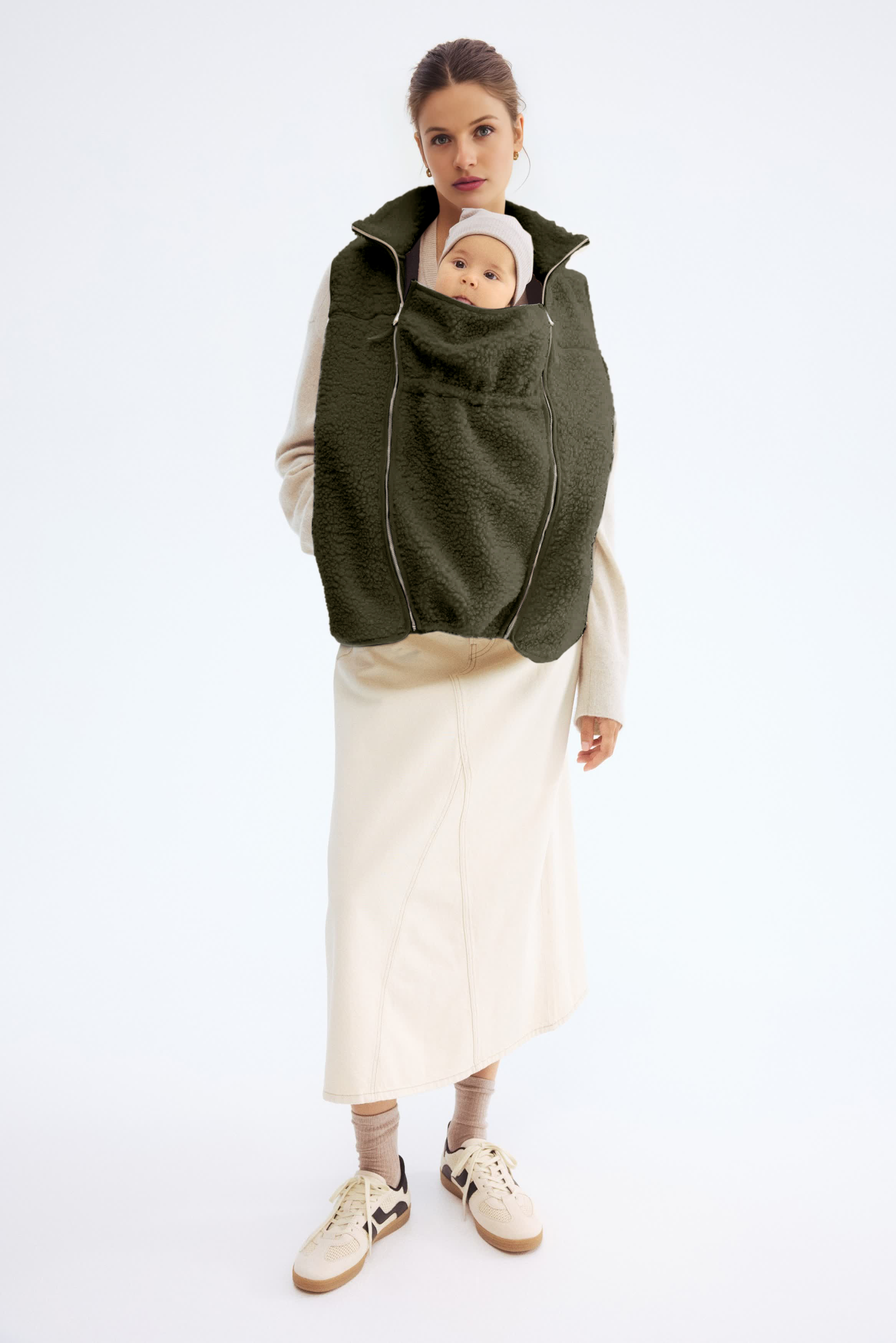 MAMA Before & After Babywearing Fleece Jacket & Vest (Buy 2 Free Shipping)
