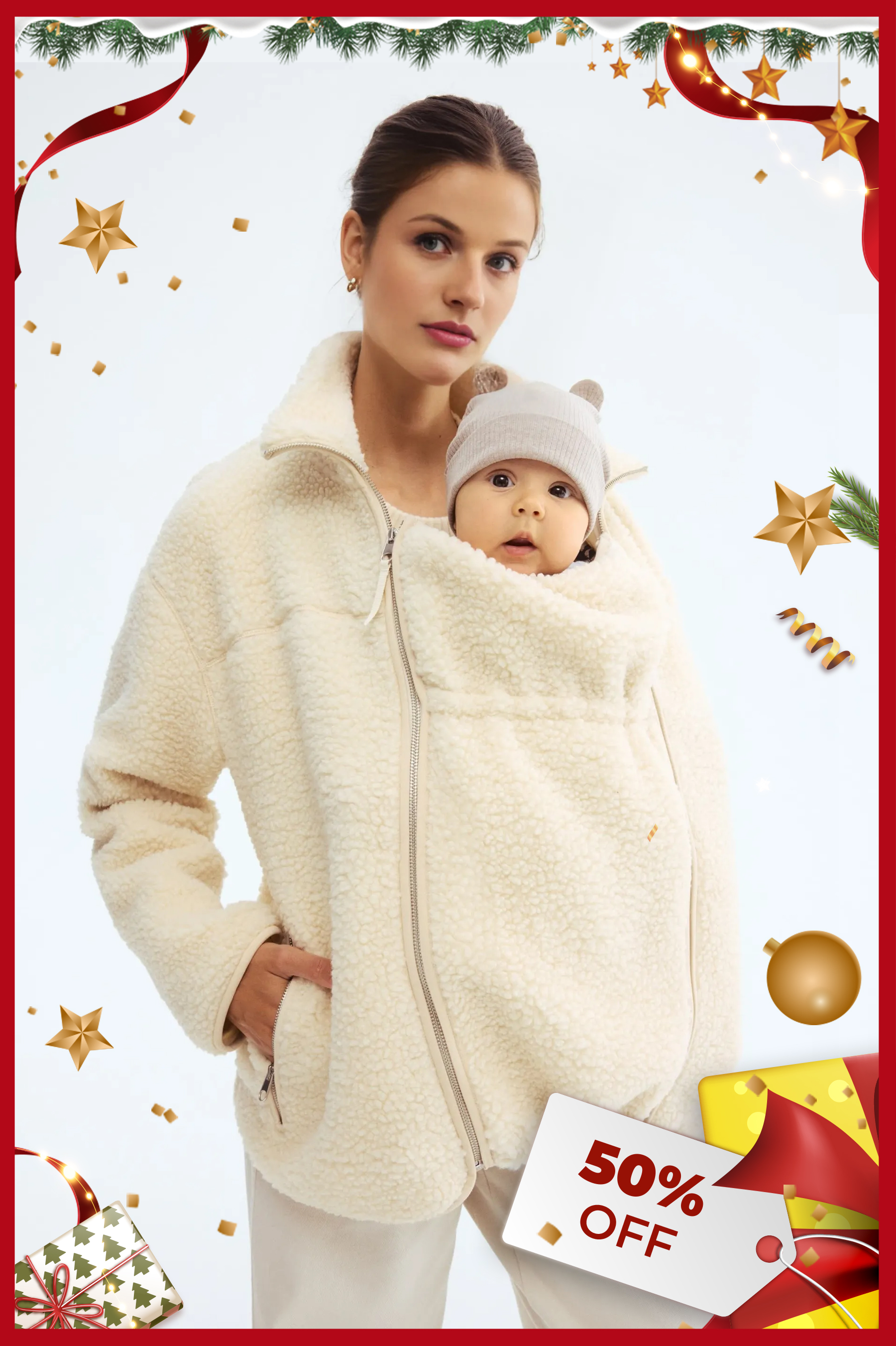 MAMA Before & After Babywearing Fleece Jacket & Vest (Buy 2 Free Shipping)