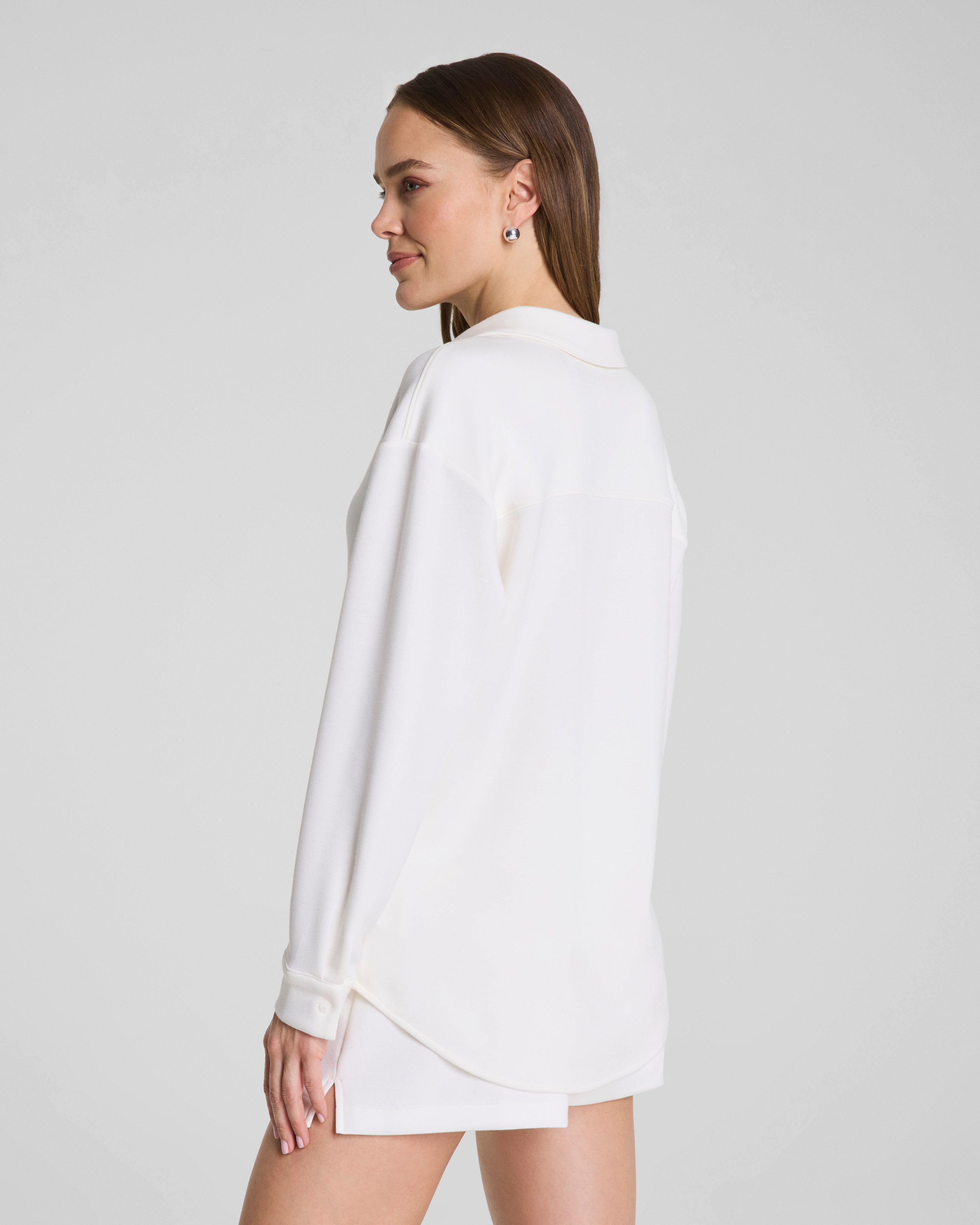 Air Essentials Oversized Button Down Short Set (Buy 2 Free Shipping)