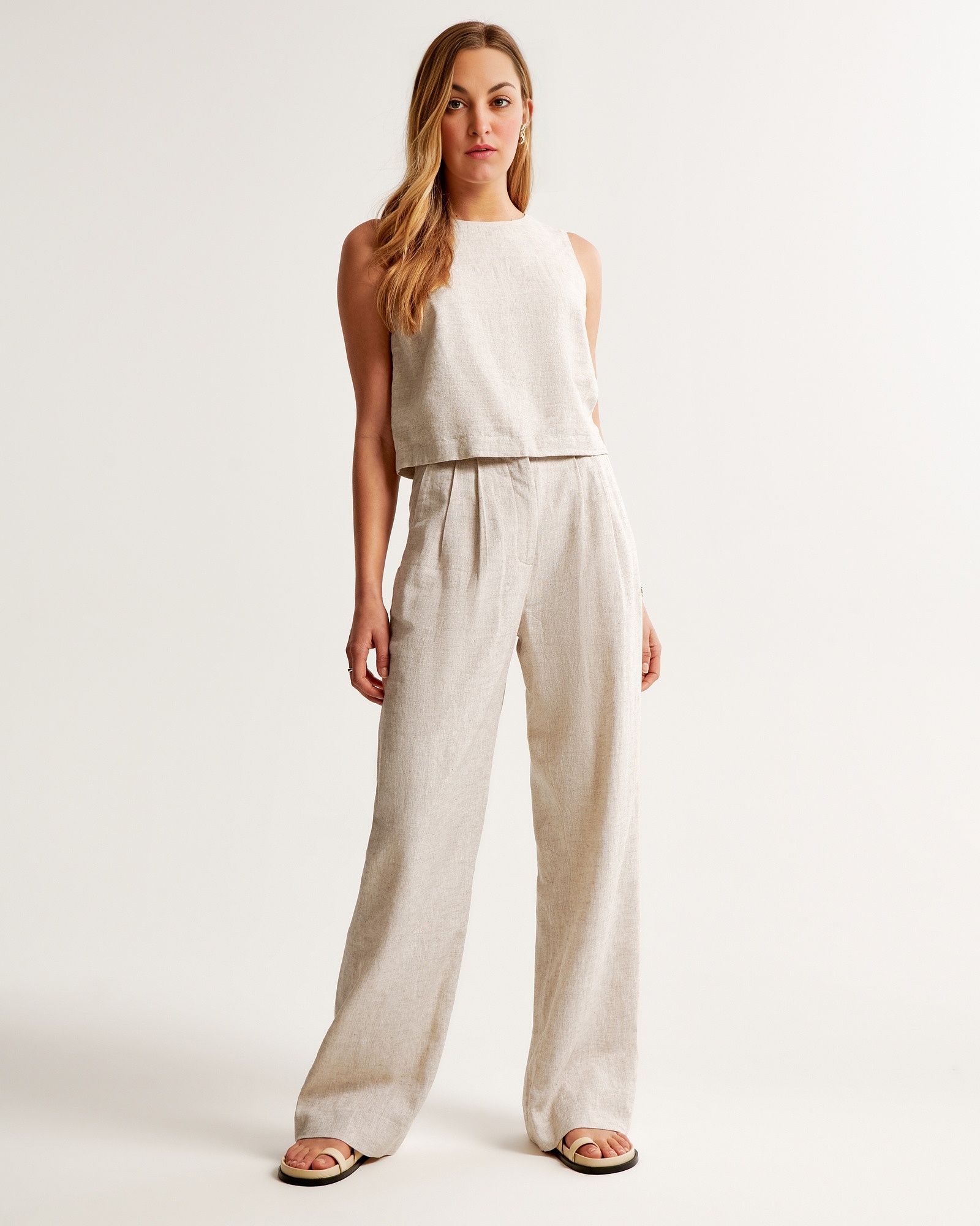 Tailored Linen-Blend Set(BUY 2 FREE SHIPPING)