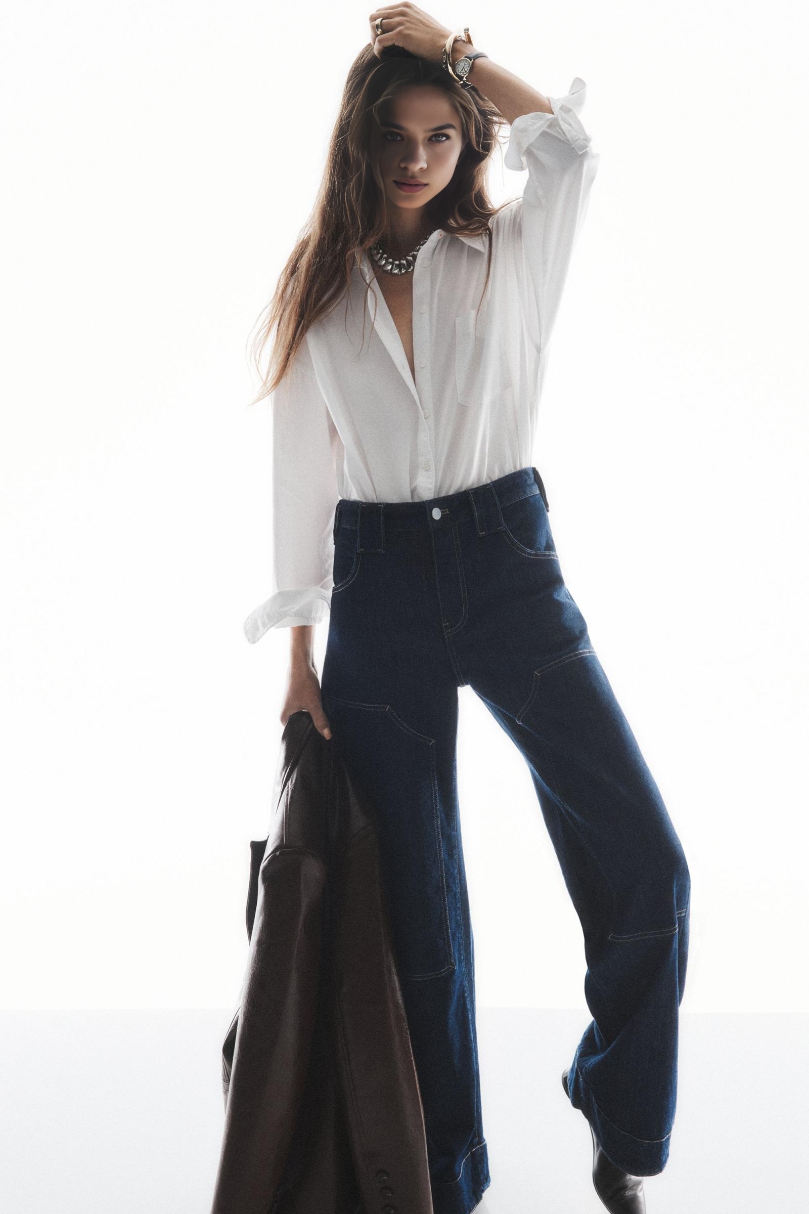 Puddle Curve Low-Rise Tapered Jeans(BUY 2 FREE SHIPPING)