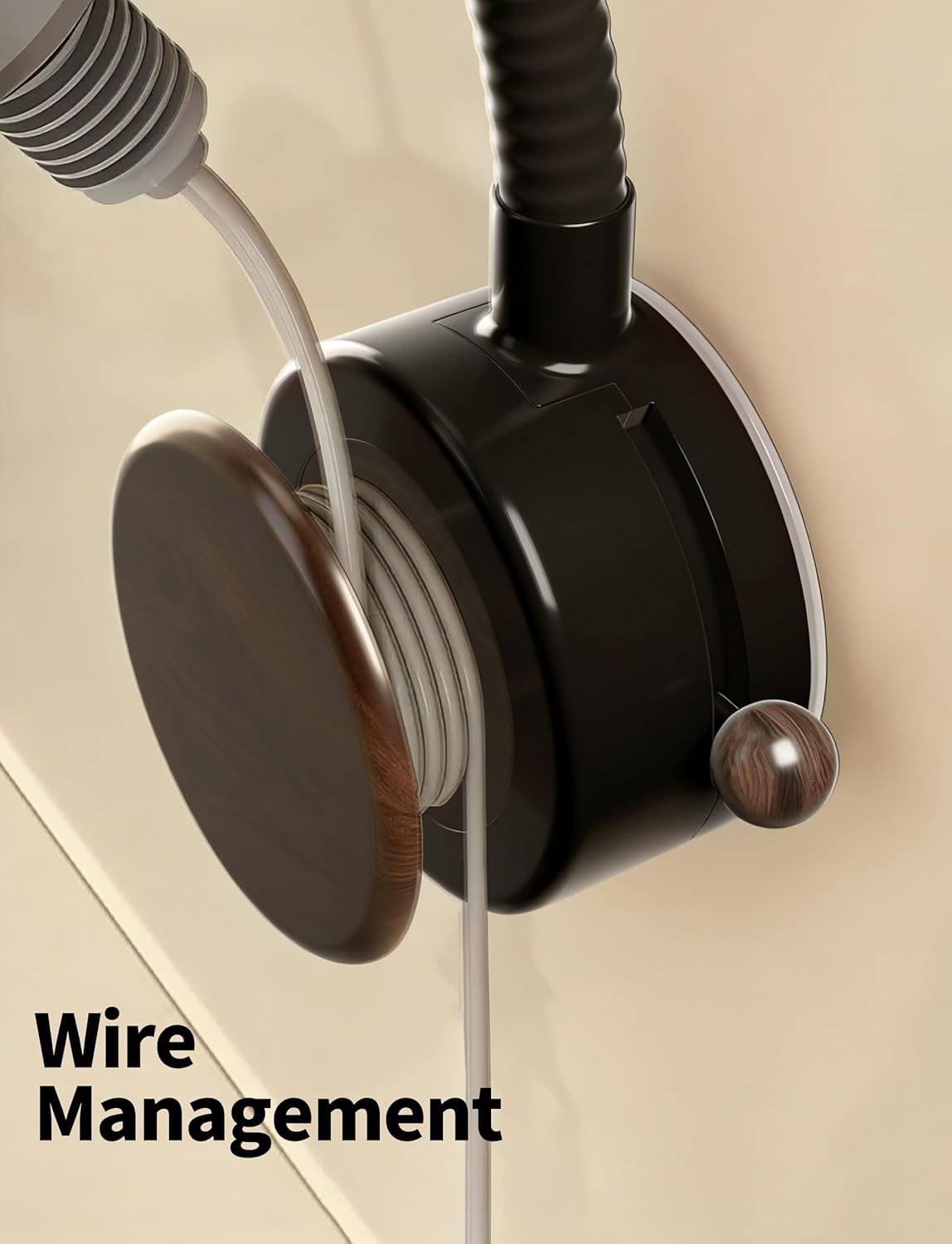 Adjustable Hair Dryer Stand with Storage